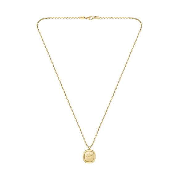 Stainless Steel Medallion Necklace Contemporary Chic Men's Jewelry Gift